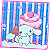 Guardanapo para Decoupage 33x33 Cinnamoroll Hello Kitty - Imagem 2