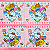 Guardanapo para Decoupage 33x33 Hello Kitty e Amigos Modelo 1 - Imagem 1