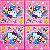 Guardanapo para Decoupage 33x33 Hello Kitty e Amigos Modelo 2 - Imagem 1