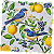 Guardanapo para Decoupage 33x33 Pássaros e Limões Sicilianos - Imagem 2