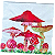 Guardanapo para Decoupage 33x33 Cogumelos - Imagem 2