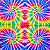 Guardanapo para Decoupage 33x33 Tie Dye - Imagem 1