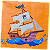 Guardanapo para Decoupage 33x33 Navio Pirata - Imagem 2