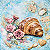Papel para Scrapbook 30x30 Tema Bakery Modelo 10 - Imagem 1