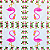 Guardanapo para Decoupage 33x33 Flamingo Rosa - Imagem 1
