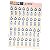 Cartela de Adesivos Autocolantes A6 com 3 Unidades Combo 3 - Imagem 4
