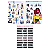 Cartela de Adesivos Autocolantes A6 com 3 Unidades Combo 4 - Imagem 1