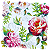 Guardanapo para Decoupage 33x33 Jardim das Peônias - Imagem 2