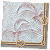 Guardanapo para Decoupage 33x33 Folhagem Marrom com Borda em Corda - Imagem 2