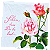 Guardanapo para Decoupage 33x33 Uma Rosa para Você - Imagem 2