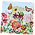 Guardanapo para Decoupage 33x33 Borboletas by Adriana Sanmartin - Imagem 2
