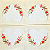 Guardanapo para Decoupage 33x33 Coração com Flores - Imagem 1
