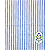 Guardanapo para Decoupage 33x40 Flores com LIstras Azul e Branco - Imagem 1
