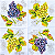 Guardanapo para Decoupage 33x33 Cacho de Uvas Vintage - Imagem 1