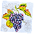 Guardanapo para Decoupage 33x33 Cacho de Uvas Vintage - Imagem 2