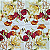 Guardanapo para Decoupage 33x33 Floral Holandês Vintage - Imagem 1