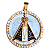 Corrente Pingente Nossa Senhora Aparecida Dourado - Imagem 2