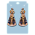 Brincos Nossa Senhora Aparecida Dourado - Imagem 1