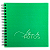 Álbum Scrapbook 18 Folhas com Espiral Verde - Imagem 1