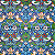 Guardanapo para Decoupage 33x33 Pássaros da Finlândia Fundo Azul - Imagem 1