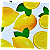 Guardanapo para Decoupage 33x33 Limão Siciliano em Fundo Branco - Imagem 2