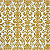 Guardanapo para Decoupage 33x33 Arabesco Finlandês Dourado - Imagem 1