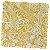 Guardanapo para Decoupage 33x33 Floral Finlandês Fundo Dourado - Imagem 2