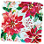 Guardanapo para Decoupage 33x33 Flores de Azevinho - Imagem 2