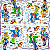 Guardanapo para Decoupage 33x33 Palhaços - Imagem 1