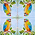 Guardanapo para Decoupage 33x33 Arara Amarela - Imagem 1
