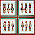 Guardanapo para Decoupage 33x33 Tema Quebra Nozes Modelo 2 - Imagem 1