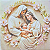 Guardanapo para Decoupage Estampa Parcial 33x33 Jesus Maria e José - Imagem 1
