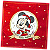 Guardanapo para Decoupage 33x33 Feliz Natal da Minnie Disney - Imagem 2