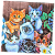 Guardanapo para Decoupage 33x33 Gatinhos Fofinhos - Imagem 2