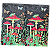 Guardanapo para Decoupage 33x40 Vida Noturna no Bosque - Imagem 2