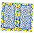 Guardanapo para Decoupage 33x40 Azulejo e Borda de Limões Sicilianos - Imagem 2