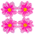 Guardanapo para Decoupage 33x33 Flor Anêmona Rosa - Imagem 1