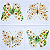 Guardanapo para Decoupage 33x33 Borboleta e Margaridas - Imagem 1