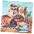 Guardanapo para Decoupage 33x33 Café em Grãos - Imagem 2