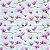 Guardanapo para Decoupage 33x33 Borboletas e Flores Lilás Vintage - Imagem 1