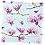 Guardanapo para Decoupage 33x33 Borboletas e Flores Lilás Vintage - Imagem 2