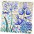 Guardanapo para Decoupage 33x33 Floral Polonês Vintage - Imagem 2