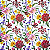 Guardanapo para Decoupage 33x33 Jardim Polonês - Imagem 1