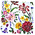 Guardanapo para Decoupage 33x33 Jardim Polonês - Imagem 2