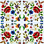 Guardanapo para Decoupage 33x33 Bordado de Flores Polonesas - Imagem 1