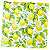 Guardanapo para Decoupage 33x33 Limões Sicilianos com Flores - Imagem 2