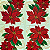 Guardanapo para Decoupage 33x33 Poinsétia A Flor do Natal - Imagem 1