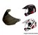 Viseira Fume Capacete Bieffe 3 Sport 2.2mm - Imagem 1