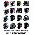 Viseira Capacete Helt New Race Antirrisco Cristal Original - Imagem 2