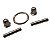 Kit Prisioneiro Porca Anel Escape Cg Titan Fan Bros 150 160 - Imagem 1